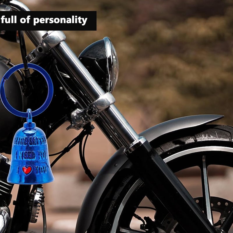 CYZBTBl Motorcycle for Bells - Motorcycle Angel Bell for Men Women,Bell Biker Accessory,Guard Riding Safety - Image 3